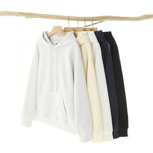 Sweat-shirts unisexes surdimensionnés pour hommes, en coton 100 %, haute qualité, épaules tombantes, 350 g/m², tissu French Terry épais, broderie personnalisée. - Product Image 1