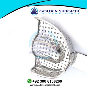 Bandeja de Impresión Dental de Acero Inoxidable Perforada, Bandeja Superior Individual |   Bandeja de Impresión Autoclavable a Precio Económico al por Mayor - Product Image 4