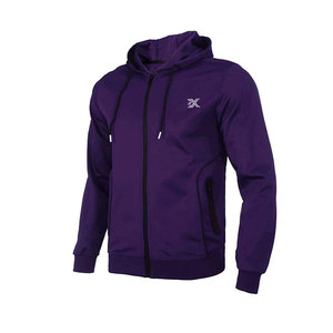 Survêtement unisexe en molleton de coton/polyester de haute qualité avec fermeture éclair, logo personnalisé, pour l'entraînement sportif hivernal, respirant, service OEM - Product Image 6