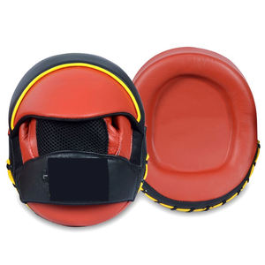 Color negro naranja de la más alta calidad de cuero PU personalizado en forma curva lucha punzonado boxeo Micro mitones POR INCREÍBLES INDUSTRIAS - Product Image 1