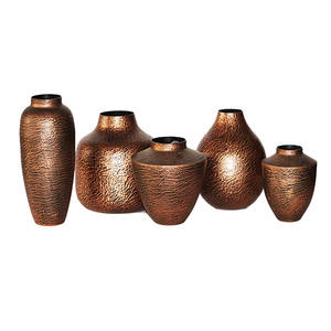 Vase à fleurs en métal plaqué or pour la décoration des pièces, centre de table, vase utilisé pour la décoration de la maison - Product Image 3