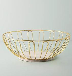 Latest Piece Copper Fruits Bowl Copper Wire Mesh Fruit <b>Basket</b> and Copper Wire <b>Wash</b> Vegetable Bowl for Hot Sale - Product Image 6