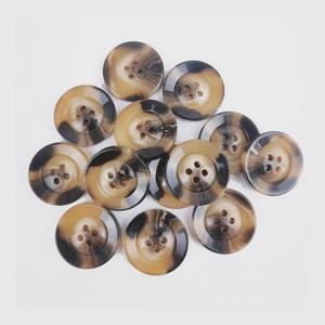 Natural Wholesale Buffalo Horn Finished <b>Button</b> Finished Colorful for Clothing Accessories High Quality - Product Image 5