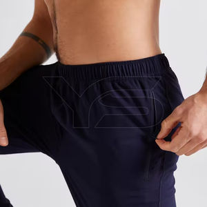 Pantalon de survêtement pour homme 100% coton coupe-vent respirant personnalisé - Fermeture à cordon de serrage Poches latérales avec option multicolore - Product Image 4