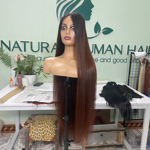 Perruque Lace Closure Frontal Perruque Cheveux humains bruts vietnamiens vierges Vente en gros HD Lace transparente - Product Image 4