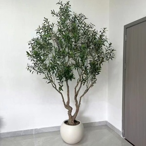 Tốt Nhất Bán 8ft & 10ft Cao Cấp Ô Liu Cây Trang Trí Nội Thất Nhân Tạo Cây Với Nồi Cho Hội Trường Trang Trí Nội Thất - Product Image 1