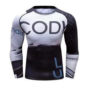 Breathable Windproof <b>Compression</b> Top <b>for</b> Summer Running & Gym-Muscle Support <b>Shirt</b> with Four-Way Stretch 2026 - Product Image 1