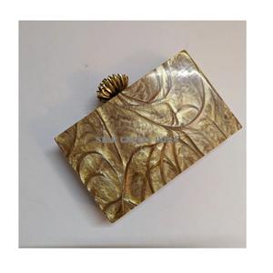 Bolso de resina de diseño único de alta calidad, la mejor calidad, alta demanda para ropa de boda, accesorios de mano a la moda para mujer, monederos para mujer - Product Image 3