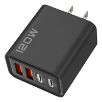 Pengisi Daya Dinding Universal Cube 2 Port USB 120W Pengisian Cepat QC3.0 Bahan Tahan Api PC Perlindungan Arus Berlebih Berbagai Warna