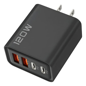 ที่ชาร์จติดผนังทรงลูกบาศก์พร้อมพอร์ต USB Type-C 4 พอร์ต ชาร์จเร็ว 120W - คละสี - Product Image 1