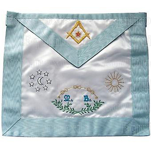 Craft Worshipful Masters Delantal Cuero Bordado Lodge Logo - Product Image 5