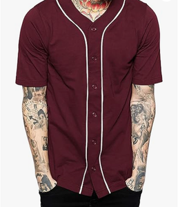 Conjunto Unisex de Jersey con Botones de Béisbol, Estilo Hip Hop, Estampado Hipster, Transpirable - Product Image 1