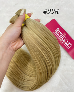 Paquet en vrac de cheveux du Vietnam 100% cheveux humains vierges bruts non transformés en vrac droits naturels en couleur - Product Image 4