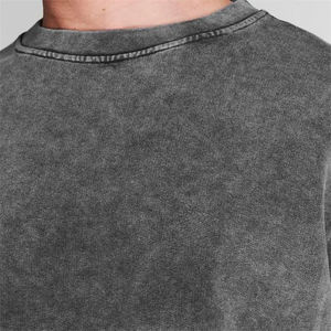 Sudadera de Hombre con Lavado Ácido, Estilo Holgado, de Algodón Grueso y Felpa, Moda Urbana 2026 - Product Image 4