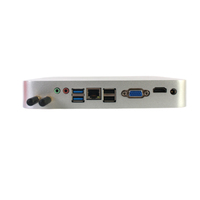 Nouveau Mini ordinateur de bureau personnel Portable Intel Celeron/Pentium/Core I3/i5/i7 Design industriel sans ventilateur SSD + stockage HDD
