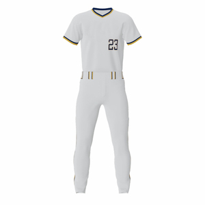 Uniformes de baseball et de softball personnalisés en polyester respirant à séchage rapide, taille plus, brodés, ensemble de maillot et pantalon de baseball pour adultes - Product Image 1