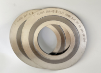 Joint spiralé SS316 rempli de PTFE, type anneau intérieur, conforme ASME B16.20, pour joint de bride industriel chimique, taille et modèle personnalisables