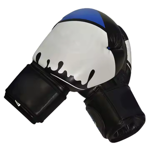 Gants de boxe en cuir professionnels Poignées de main Sanda Antidérapants Résistance à la déchirure Personnalisables Adultes Enfants MMA Kick Boxing Entraînement - Product Image 1