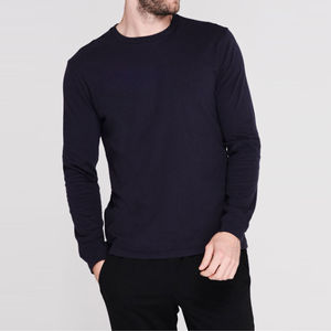 T-shirt à manches longues en coton de qualité supérieure pour hommes Chemise décontractée à la mode et respirante pour un usage quotidien T-shirts de haute qualité pour hommes - Product Image 6