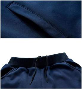 Combinaison de jogging d'entraînement extensible dans les quatre sens Tissu en polyester confortable pour hommes personnalisé Conception légère de grande taille personnalisable - Product Image 5