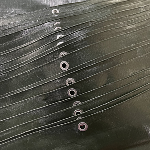 High Quality Turquoise PET Tarpaulin Sheet and Roll Waterproof with Mesh and Coated Pattern Custom Order <b>for</b> Cover <b>Curtain</b> Use - Product Image 5