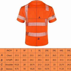 Camisas de trabajo de alta visibilidad personalizadas OEM, uniforme de seguridad reflectante de poliéster de alta calidad, camisa reflectante personalizada de buena calidad - Product Image 6