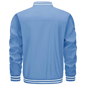 Veste de baseball OEM personnalisée de haute qualité vintage Logo personnalisable Veste de baseball coupe-vent imperméable pour hommes - Product Image 3