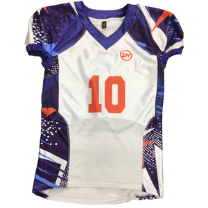 SHH Customized Unisex Sportswear New <b>Bright</b> Blue 100% Performance Mesh Fabric Long & Short Sleeve Baseball & Softball Sets - Product Image 4