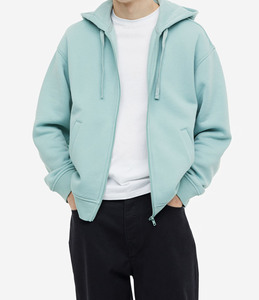 Sweat à capuche décontracté de sport de plein air pour hommes nouvelle couleur unie sweat hommes femmes printemps automne polaire à capuche vêtements amples - Product Image 2