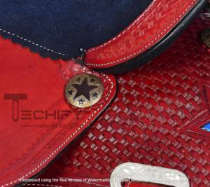 ชุดอุปกรณ์ม้าแบบตะวันตกพรีเมียม ประกอบด้วยบังเหียนและสายรัดอก  อุปกรณ์สำหรับม้า ผลิตภัณฑ์สำหรับม้า - Product Image 2