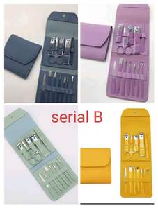 Nouvel arrivage de coupe-ongles élégants outils portables de manucure et pédicure luxueux avec étui en cuir boîte de voyage pour salon emballage - Product Image 4