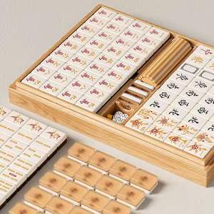 Juego de Mahjong Clásico de Madera |   Artesanía Superior Hecha a Mano |   Pedidos al por mayor y en grandes cantidades |   Precio Directo de Fábrica - Product Image 2