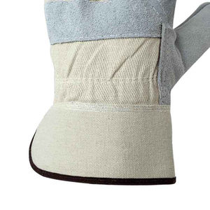 ถุงมือทำงานเกรดอุตสาหกรรมทำเพื่อความสะดวกสบายและความปลอดภัยมือถุงมือนิรภัยถุงมือหนังเสริมเหมาะสำหรับการก่อสร้าง - Product Image 6