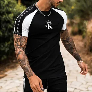 T-shirt en polyester 100 par sublimation, coupe régulière, t-shirts promotionnels, t-shirts unis, impression de t-shirts personnalisés, vente en gros - Product Image 6