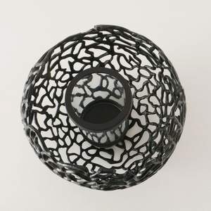 Accueil Hôtels et restaurants 2024 Derniers produits de décoration intérieure Bougeoir antique noir avec verre votif - Product Image 6