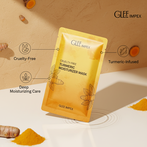 Glee Impex Cruelty Free Turmeric Moisturizing Clay <b>Face</b> & Body <b>Mask</b> Sample Size for Brightening Hydration Glow Skin Care - Product Image 3