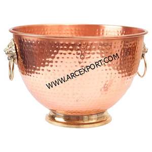 Bol à soupe en cuivre martelé vintage, vaisselle de table pour la maison et les restaurants, bol et plat de service pour aliments et collations, utilisation en cuisine - Product Image 6