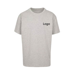 Venta al por mayor 100% algodón camisetas de gran tamaño 450Gsm peso pesado hombres camisetas logotipo personalizado camisetas de los hombres - Product Image 2
