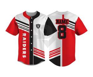 Uniforme de baseball personnalisé pour jeunes Ensemble de vêtements de sport respirants dans un design imprimé grande taille - Product Image 3