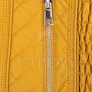 High Quality Custom Color Women's Leather Jackets Long Sleeve Everyday Wear with Stand Collar Cotton Filling for Winter Season - Product Image 6