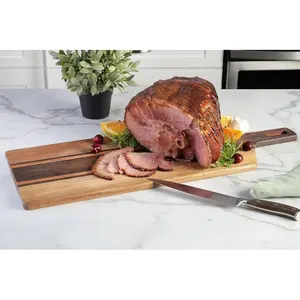 Tabla de cortar de madera natural Tabla de cortar de cocina personalizada Tabla de cortar de madera estándar - Product Image 2