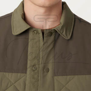 Chaqueta Acolchada de Invierno Formal de Lona con Logotipo Personalizado de Alta Calidad al por Mayor para Hombre con Nuevo Diseño - Product Image 2
