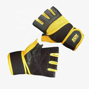 Nouveauté : Gants de sport en cuir demi-doigts légers et respirants, fabriqués au Pakistan, vente en gros, les plus vendus pour l'entraînement, à prix abordable. - Product Image 1