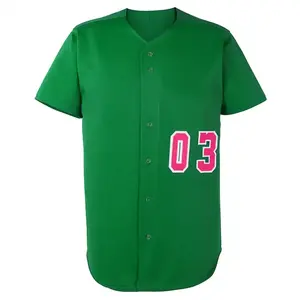 Maillots de baseball personnalisés de haute qualité, best-sellers, abordables, avec des options de mise en page illimitées - Product Image 3
