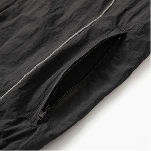 Chándal Deportivo Negro para Hombre con Cierre Completo, Cuello Alto, Transpirable, de Poliéster, para Otoño, Marca Propia OEM - Product Image 6