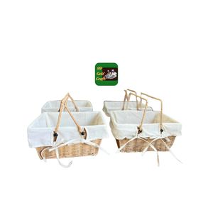 PANIER EN ROTIN VIETNAM POUR PIQUE-NIQUE AVEC SERVIETTE PRIX BON PRIX VENTE EN VRAC PANIER EN ROTIN NON BLANCHI CLEVER HANDWOVEN - Product Image 3