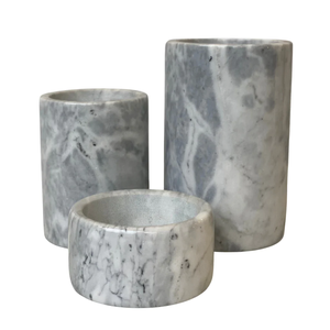 Enfriador de vino de mármol Cubo Enfriador de vino y frutero y tabla de cortar para 3 artículos diferentes - Product Image 6