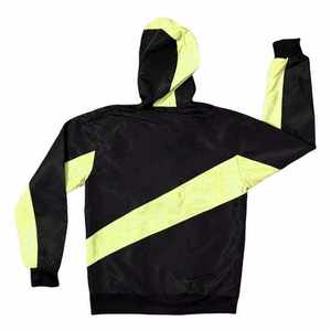 Venta al por mayor por encargo Venta caliente 2025 Color Block Windbreaker Shorts Set Streetwear Full zip Nylon transpirable Jogging Chándal - Product Image 2