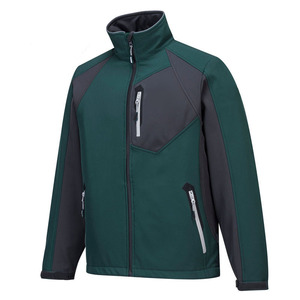 Veste Softshell imperméable à capuche pour homme, manteau d'hiver coupe-vent, doublure polaire, fermeture éclair, veste Softshell pour homme - Product Image 4