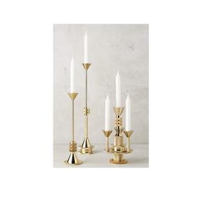 Accesorios de iluminación decorativa para el hogar, candelabro moderno de latón y aluminio, candelabro de metal para fiestas de boda, candelabro - Product Image 2